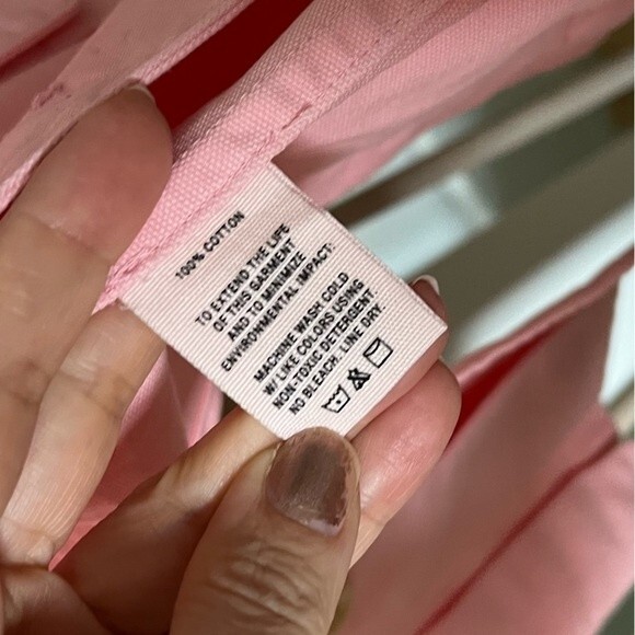 Alex Mill Officer Cotton Jacket in Pink M NWT - Picture 7 of 11